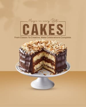 Cake business banner