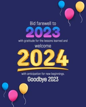 GoodBye 2023 marketing flyer