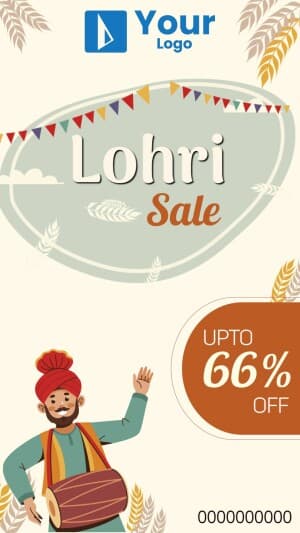 Lohri Offers advertisement template