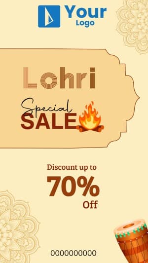 Lohri Offers marketing flyer