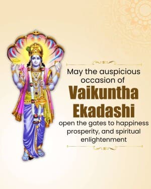 Vaikuntha Ekadashi flyer