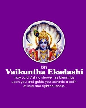 Vaikuntha Ekadashi poster