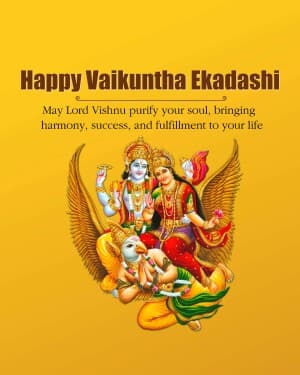 Vaikuntha Ekadashi banner