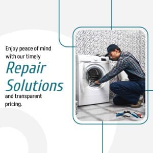 Washing Machine Repair Service marketing post