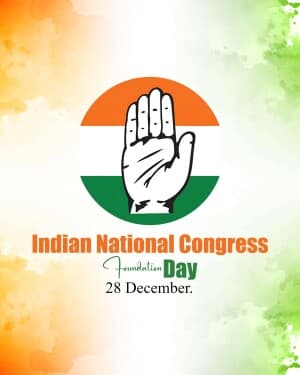 Congress Foundation Day banner