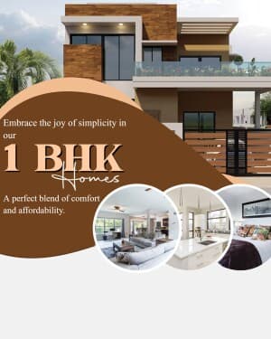 1 BHK promotional post