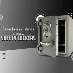 Safety Lockers business flyer