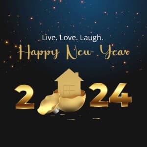 New Year 2024 ad post