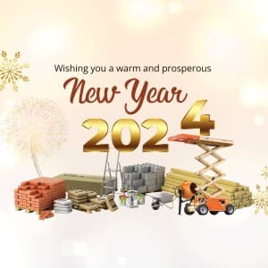 New Year 2024 creative image