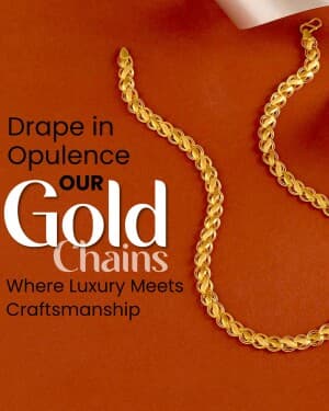 Gold Chain marketing post