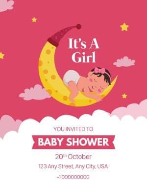 Babyshower greeting image