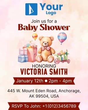 Babyshower Social Media post