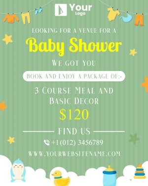 Babyshower facebook banner