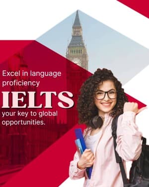 IELTS instagram post