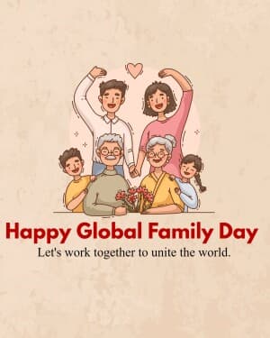 Global family day banner