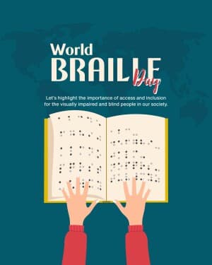 World Braille Day illustration