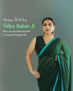 Vidya Balan Birthday video