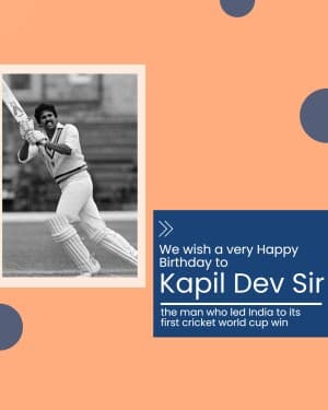 Kapil Dev Birthday graphic