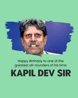 Kapil Dev Birthday video