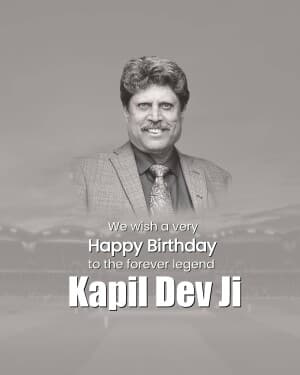 Kapil Dev Birthday image