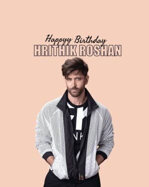 Hrithik Roshan Birthday illustration