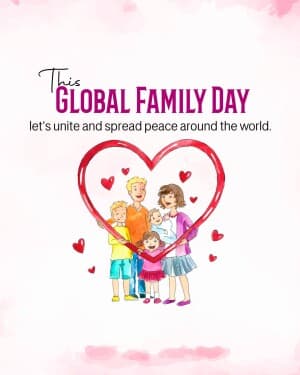 Global family day post