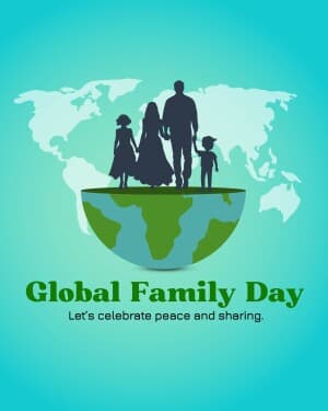 Global family day event poster