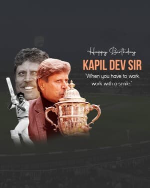 Kapil Dev Birthday post