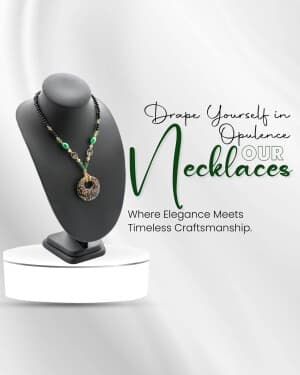 Necklace marketing post