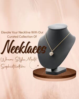 Necklace marketing post