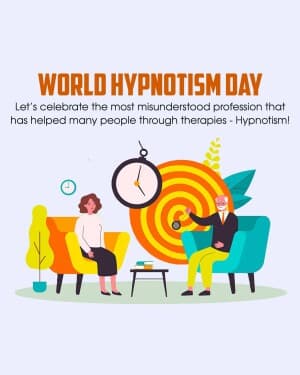 World Hypnosis Day poster