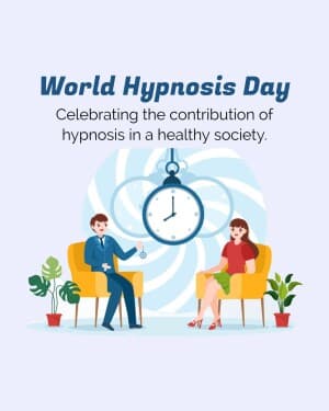 World Hypnosis Day post