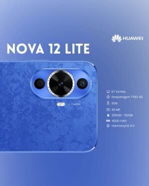 Huawei promotional template