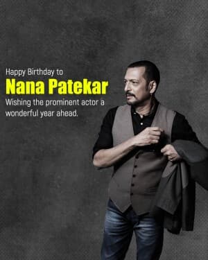 Nana Patekar Birthday video