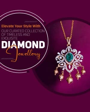 Diamond Jewellery business banner