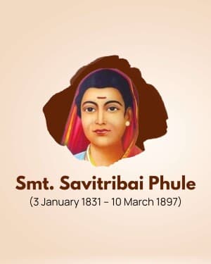 Savitribai Phule Jayanti flyer