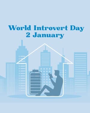 World Introvert Day illustration