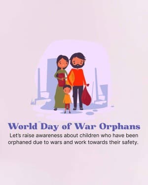 World Day Of War Orphans graphic