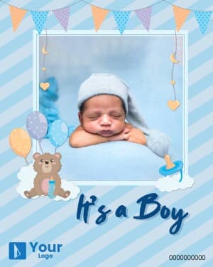 It's a Boy & It's a Girl creative template