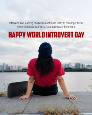 World Introvert Day poster