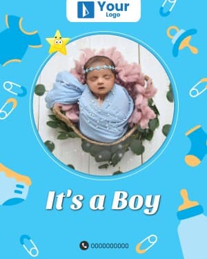 It's a Boy & It's a Girl Facebook Poster