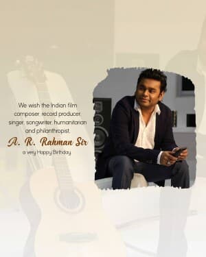 A. R. Rahman Birthday image