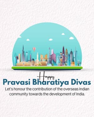 Pravasi Bharatiya Divas flyer