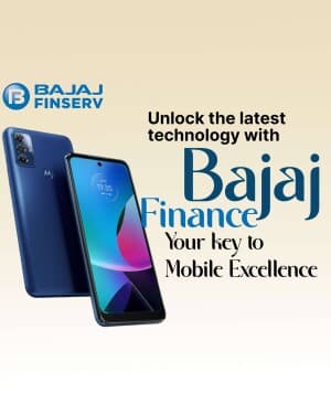 Bajaj Finance promotional template