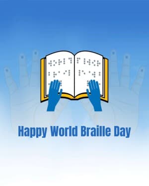 World Braille Day flyer