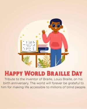 World Braille Day post