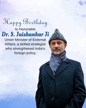 S. Jaishankar Birthday image