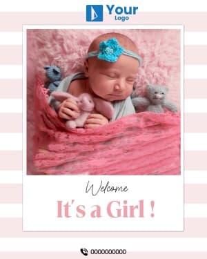 It's a Boy & It's a Girl ad template