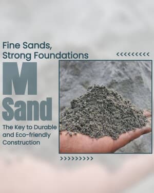 Sand marketing poster