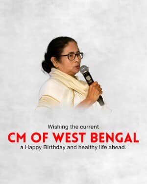 Mamata Banerjee Birthday graphic